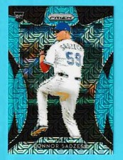 2019 Panini Prizm BLUE MOJO RC Connor Sadzeck Rangers #292 257/399 