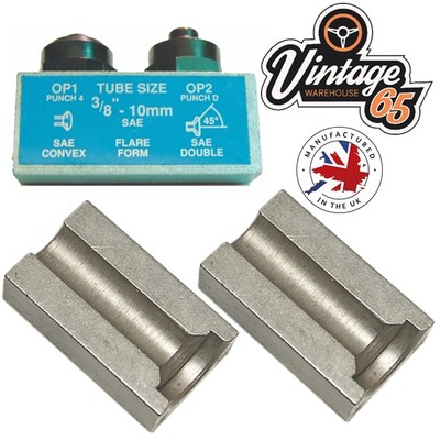 3/8'' SAE 10mm SAE Bremsleitung Bördelwerkzeug Locher & Matrizen Set Double Flare