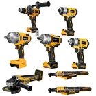 FOR DEWALT 20V MAX Power Tool Combo Kit Impact Wrench/Angle Grinder/Hammer Drill