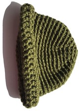 Olive Green Wool Hat