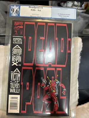 Deadpool: The Circle Chase #1 (1993) PGX  9.6 WP, 1st Solo Series, 1st Slayback