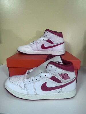 Size 10 - Air Jordan 1 SE Mid White Dune Red
