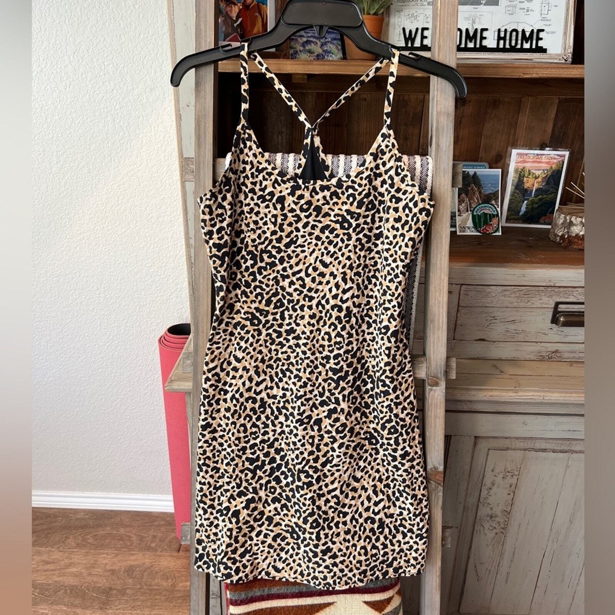 Outdoor Voices women's the Exercise dress in leopard print size small | eBay