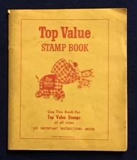 Vintage Top Value Stamp Saver Book 1959