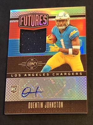 Quentin Johnston Futures Rookie Patch Autograph Silver /249 - 2023 Legacy #FAPS8