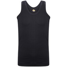 6X or 12X SOFTY® Kids Children's Boys Vest 100% Cotton Rib Sleeveless Underwear 