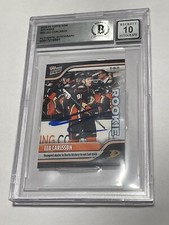 Leo Carlsson Signed Topps Now Stickers Rc Rookie Card Ip Slabbed Beckett Bas A