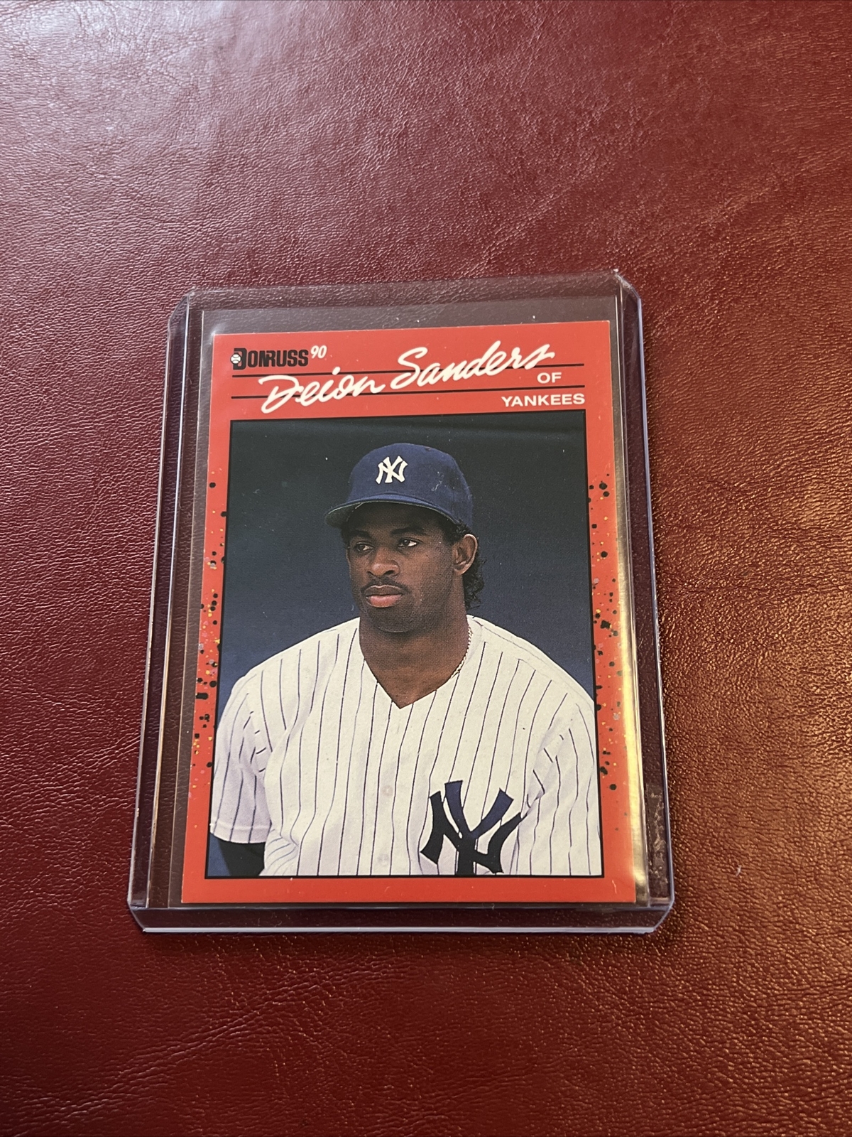 Rare Vintage Mint Condition Deion Sanders Donruss 1990 #427 Baseball Card |  eBay