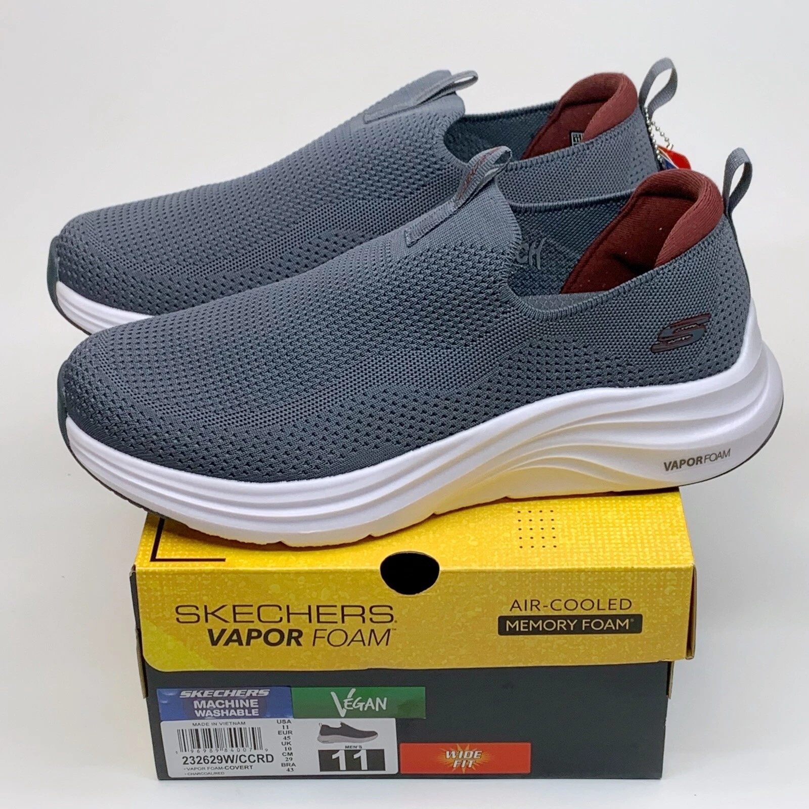 NEW Skechers Vapor Foam Covert Shoes Men's Sz 10.5 WIDE Slip On Comfort Walking
Opens in a new windo