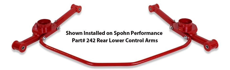 7/8" Diameter Solid 4140 Chrome Moly Rear Sway Bar | 1959-1964 Chevrolet B-Body Foto 2 de 2