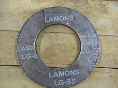 (9) LAMONS LG-SS 2'' Class 300-600 Flexible Graphite Ring Gasket 1/8'' Thick