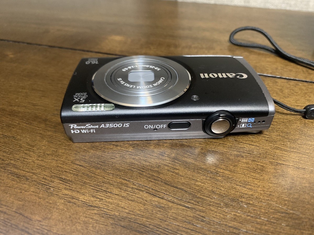 Canon PowerShot A3500 IS 16.0MP 5x Zoom Digital Camera WiFi Canon PowerShot A3500 IS 16.0MP 5x Zoom Digital Camera WiFi