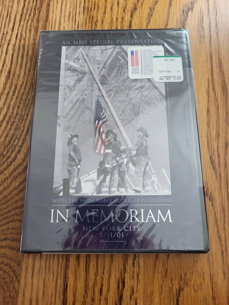 In Memoriam: New York City 9/11/01 - HBO Special (DVD, 2002) - New  
