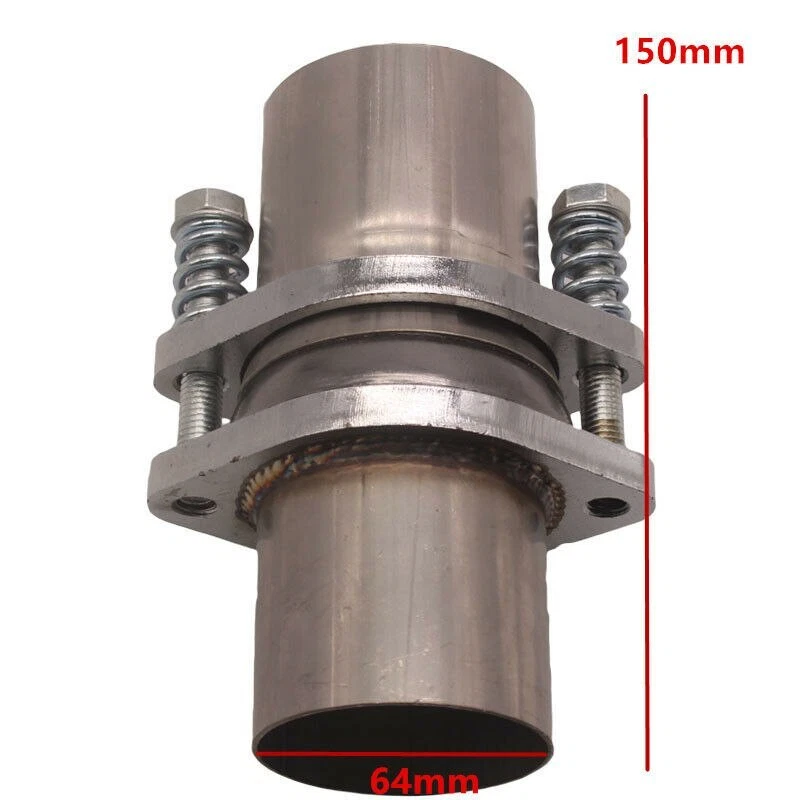 3" ID To 3" OD Universal QuickFix Exhaust Spring Bolt Flange Repair Pipe Kit - Image 3 of 4