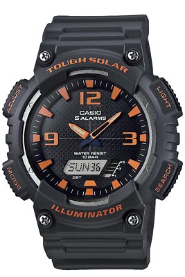 CASIO Collection AQ-S810W-8AJH Men's Watch Black Resin Band Solor Power Alarm