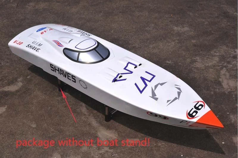 Race RC Boat G26IP1 26CC White Fiber Glass Gasoline W/ Radio System ARTR 50KM/H - Image 2 of 4