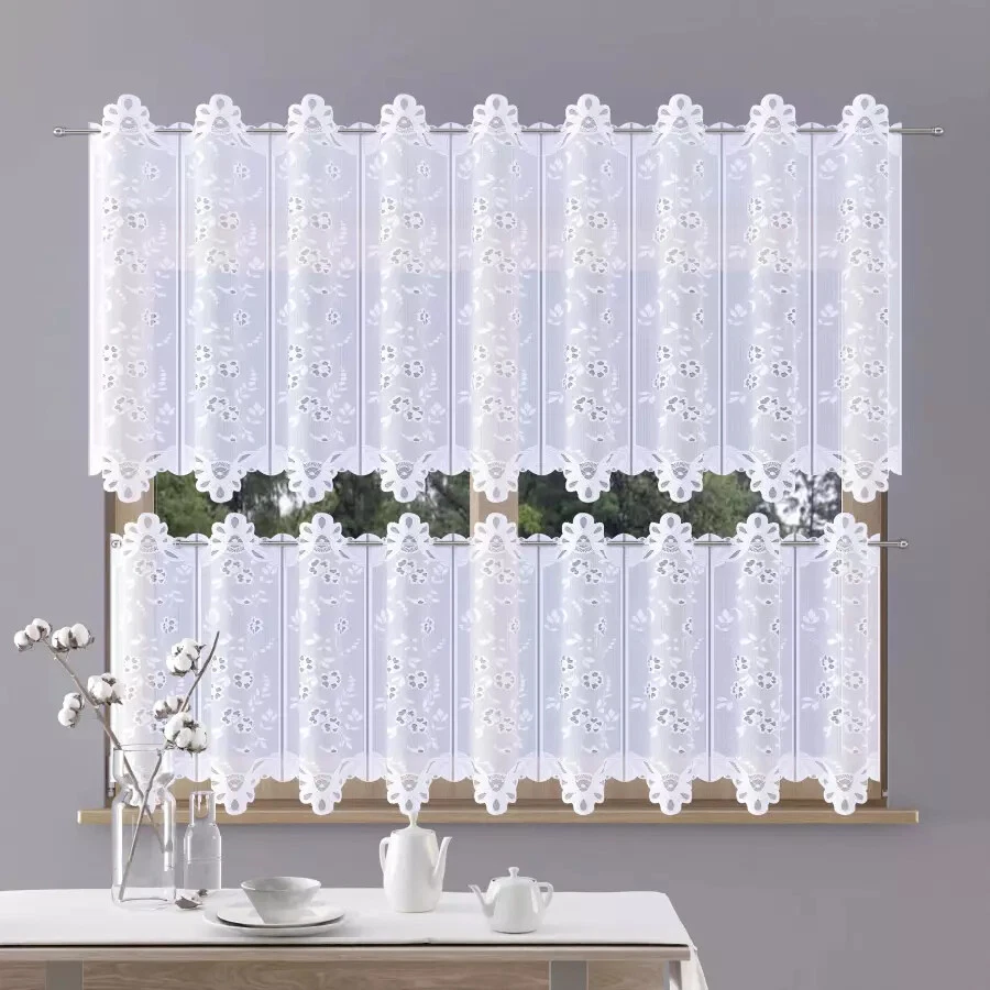 Gardinen Vorhänge Fertiggardinen Schiebegardinen Bistro Gardinen METERWARE A&G - Bild 3 von 4