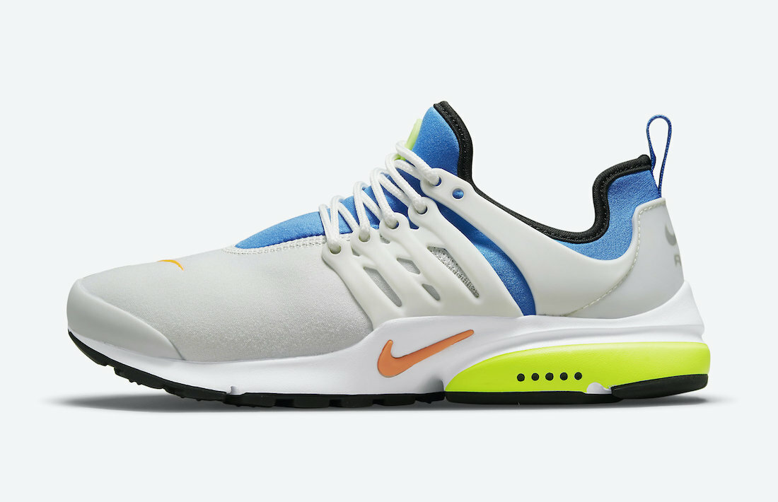 Женские кроссовки Nike Air Presto Photon Dust Blue Volt Grey Multi DO6692-001 sz 10 Retro
