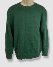  205 Polo Ralph Lauren Men's Green Cotton Crewneck Sweater Size Medium