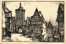 CPA AK Rothenburg- Plonlein GERMANY (944207)