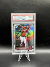 2022 Bowman Chrome Adrian Placencia 1st Refractor /499 #BCP-205 Angels PSA 10