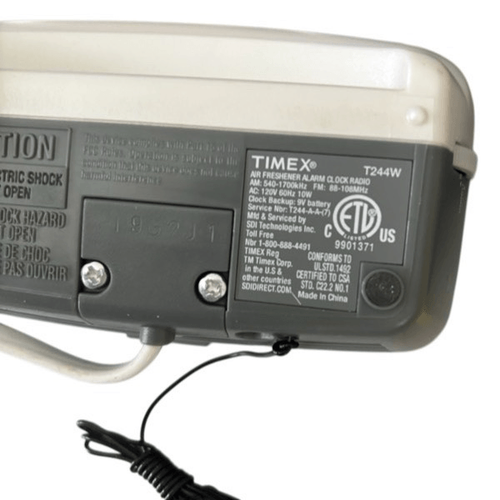 Timex Air Freshener Nature Sounds Model T244W Clock Radio - 第 8/11 張圖片