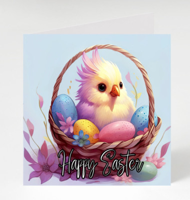 Frohe Ostern Karten, 4er Pack Osterkarten, Frohe Ostern Kartenpaket