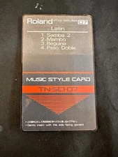 Roland TN-SC1-07 Music Latin Style Card