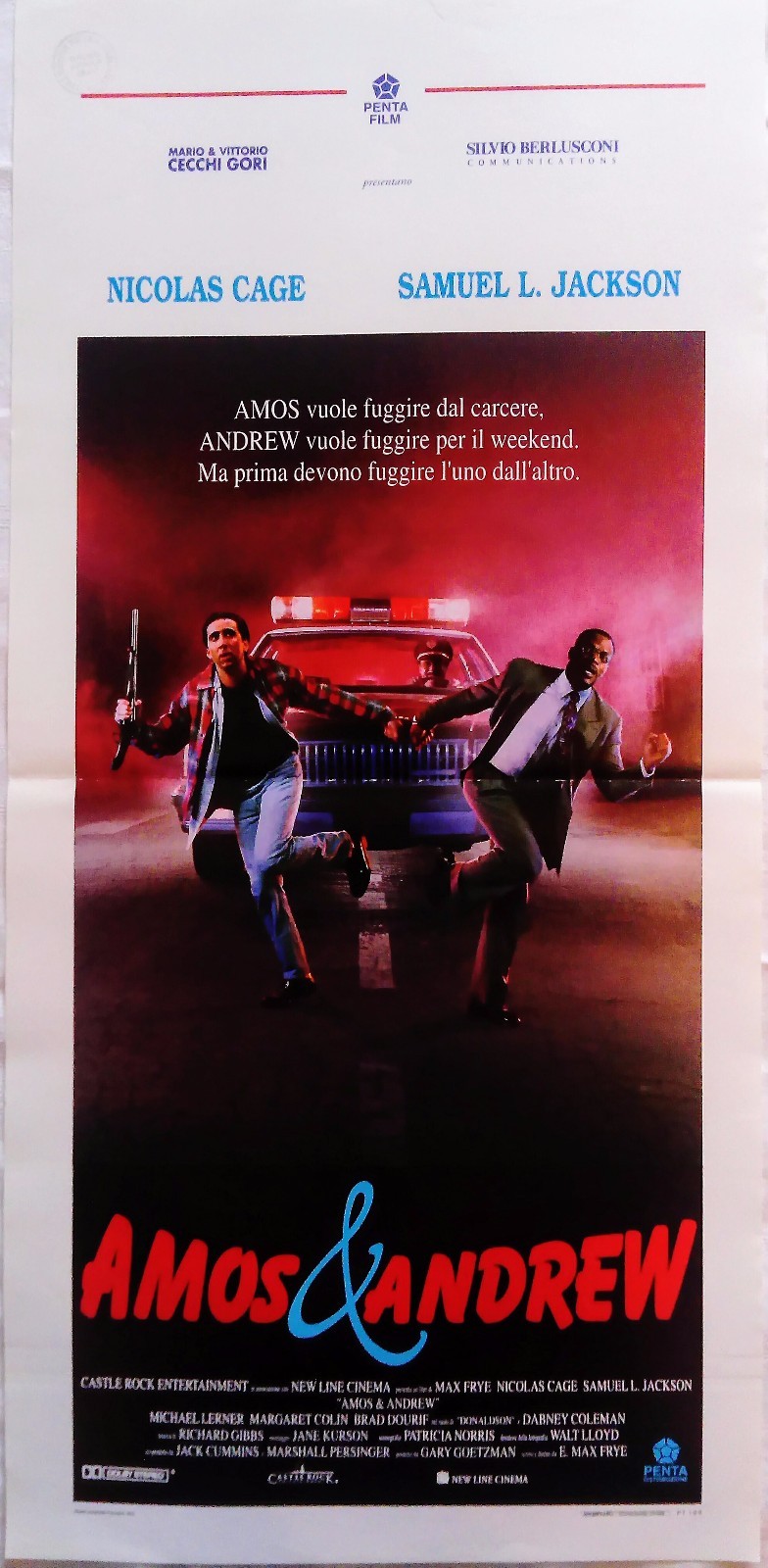 Locandina originale film Amos & Andrew (1993) - Regia di E. Max Frye