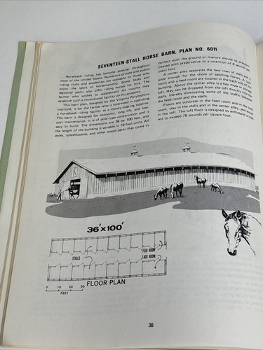 Recreational Buildings and Facilities 1972 Agriculture Handbook 438 Paperback - Picture 5 of 11
