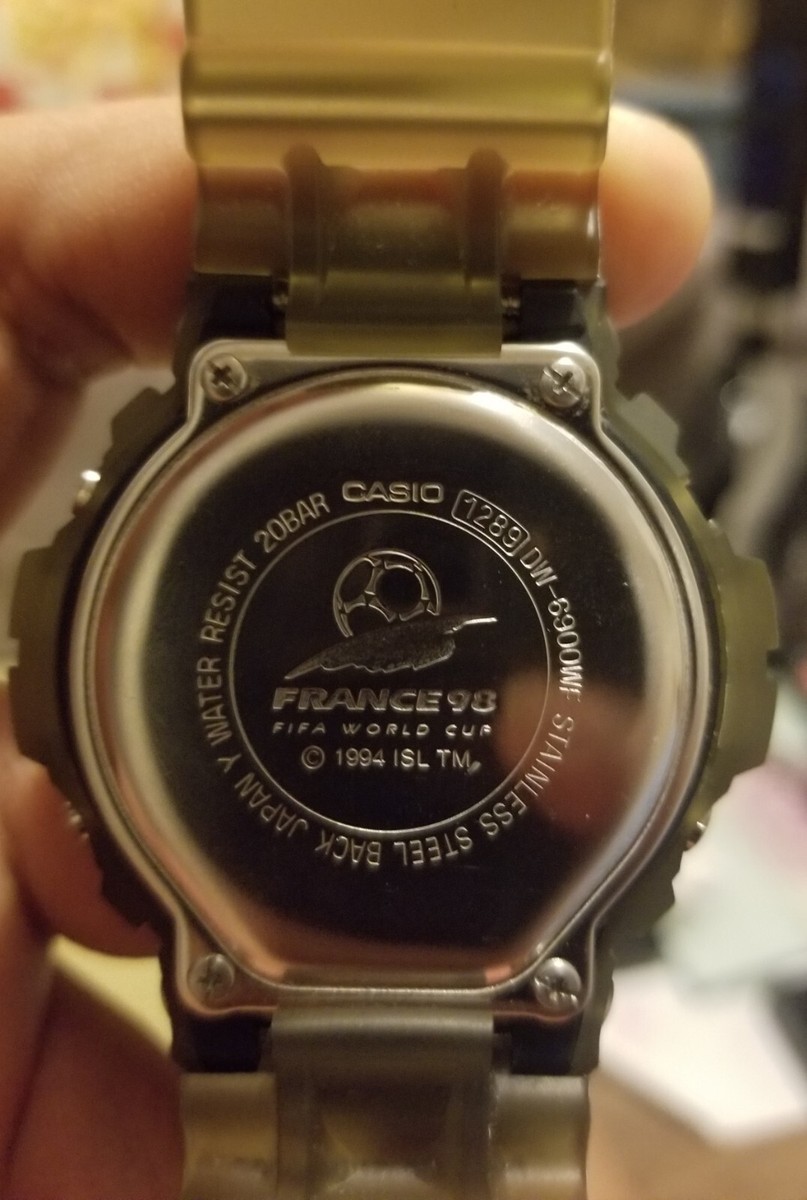 G-Shock FIFA WORLD CUP FRANCE '98 Special DW6900WF-4 | eBay G-Shock FIFA WORLD CUP FRANCE '98 Special DW6900WF-4 | eBay
