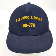 VTG USS James C. Owens DD-776 United States Navy Snapback Hat Cap Made in USA