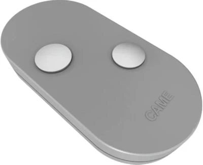 Telecomando Cancello Rolling Code 2 Canali Dual Frequency Came TOPD2RGS Grigio