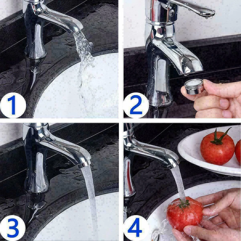 10X M24 Perlator Sieb Wasserhahn Strahlregler Mischdüse Einsatz Für Wasserhähne - Bild 3 von 4