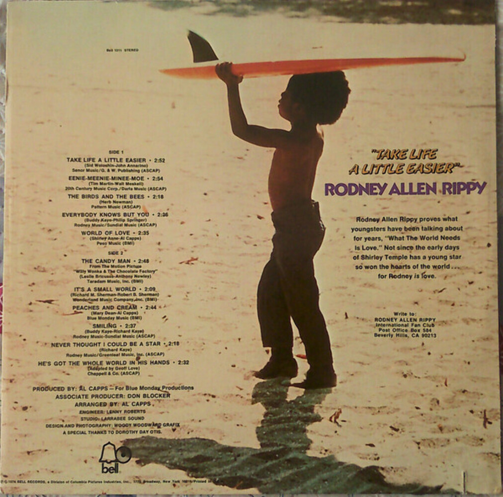 Rodney Allen Rippy - Take Life A Little Easier (LP, Album) | eBay
