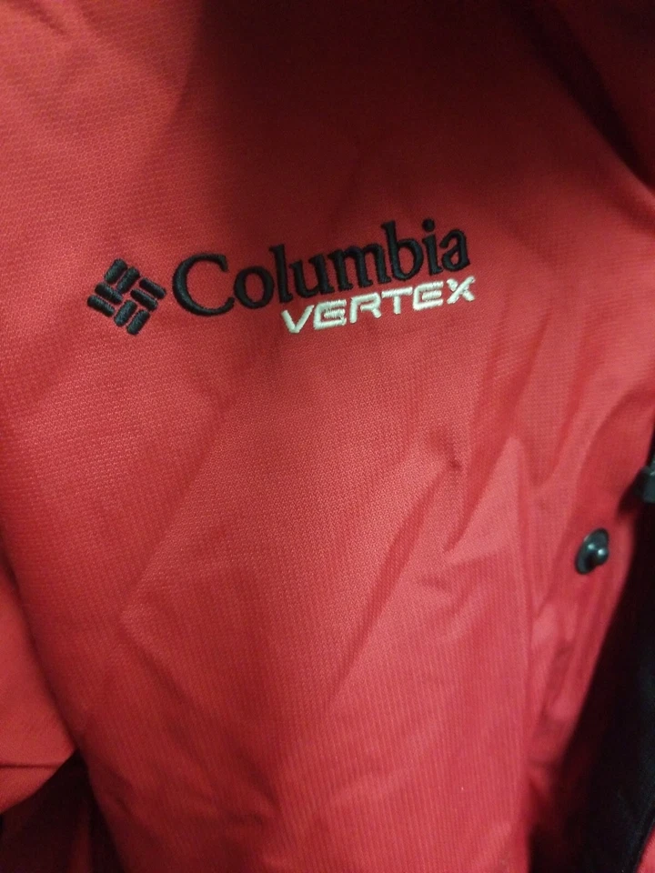 Bonita chaqueta juvenil Columbia Vertex talla 18-20 abrigo rojo y negro Foto 2 de 4