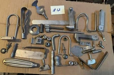 F16 - LOT #12 OF STAINLESS SURGICAL MEDICIAL TOOL PARTS, Used