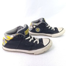 Converse High Top Sneakers Multicolor Heels Athletic Shoes Juniors Size 1.5