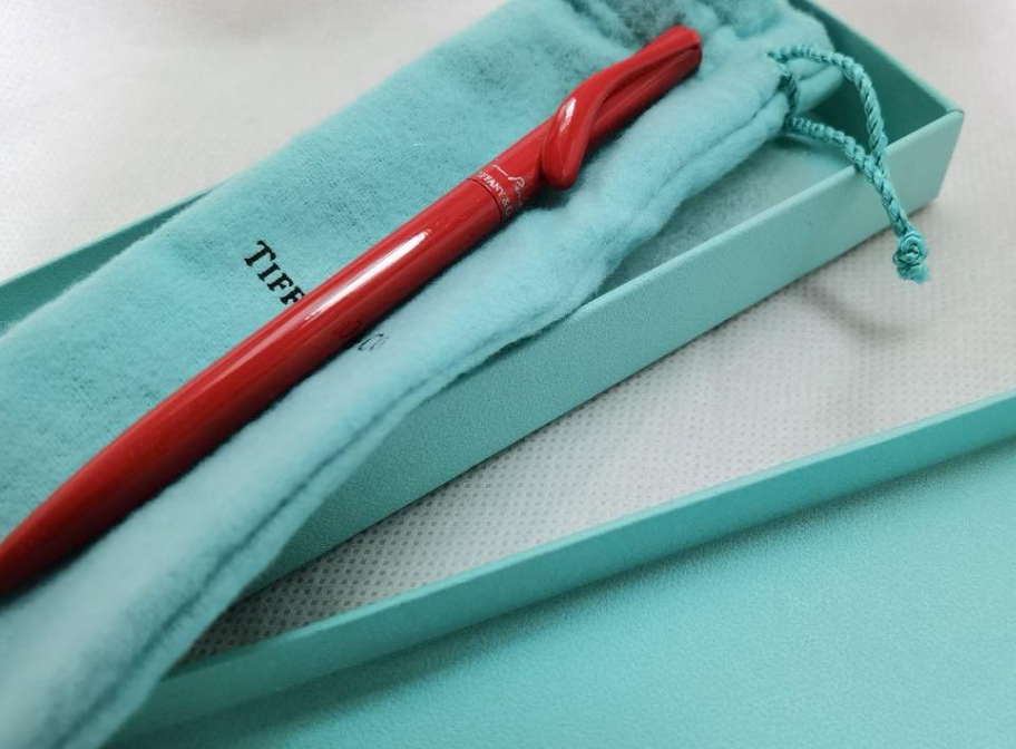 Tiffany & Co. Red Elsa Peretti Ballpoint Pen From JAPAN | eBay