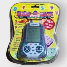 SUDO-Q-MATE Junior Purple Glitter Handheld Electronic Game