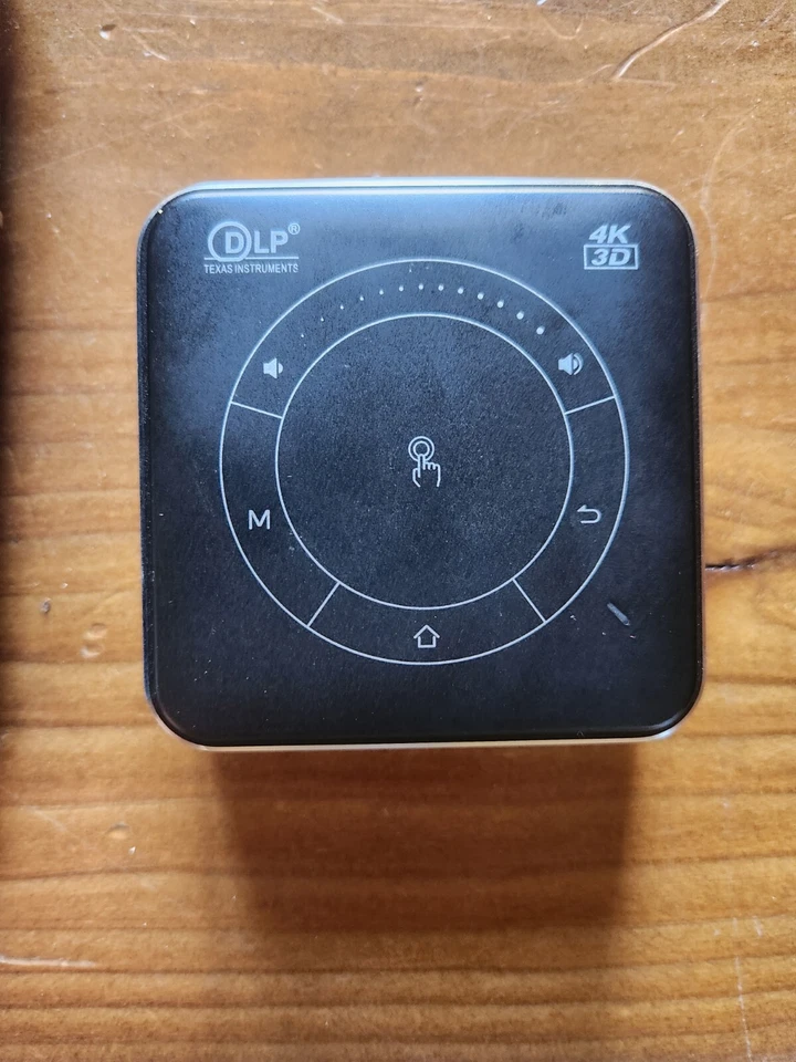 DLP Smart Pocket Mobile 3D Mini Projector Android 9.0 4K 3000mA Home - Image 4 of 4