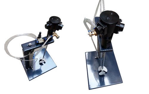 Pneumatic Paint Mixer with 5 Gallon Stainless Steel Barrel Coating Blender - Picture 9 of 9