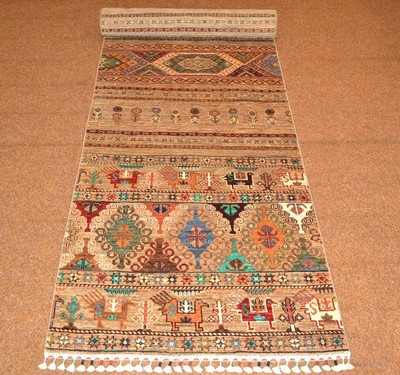 Handgeknüpfter Orientteppich Ariana aus Afghanistan Nr.79756  271x86cm