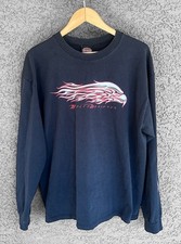 Vintage Harley Davidson 90s Long Sleeve Shirt Made In USA XL