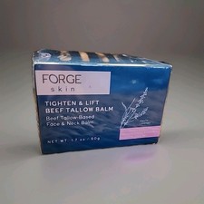 Forge Skin Women Tighten  Lift Beef Tallow Face  Neck Balm Lavender/Vanilla