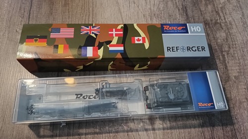 Roco Schwerlastwagen 4-achsig + M3 Bradley Panzer DB | DC | Spur H0 67472 , OVP | Condition: Neu