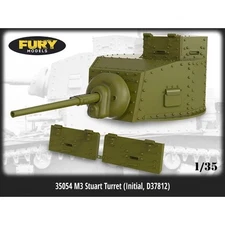 Fury 1/35 Sruart Turret (Initial, D37812) for Tamiya kit