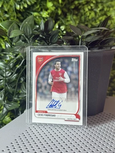Topps Arsenal FC Collector Tin 25/26 CESC FABREGAS Auto Base