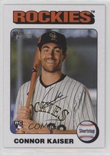 2024 Topps Heritage High Number White Border Connor Kaiser #700 0o6v