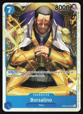 Borsalino OP05-051 One Piece TCG Foil SR NM